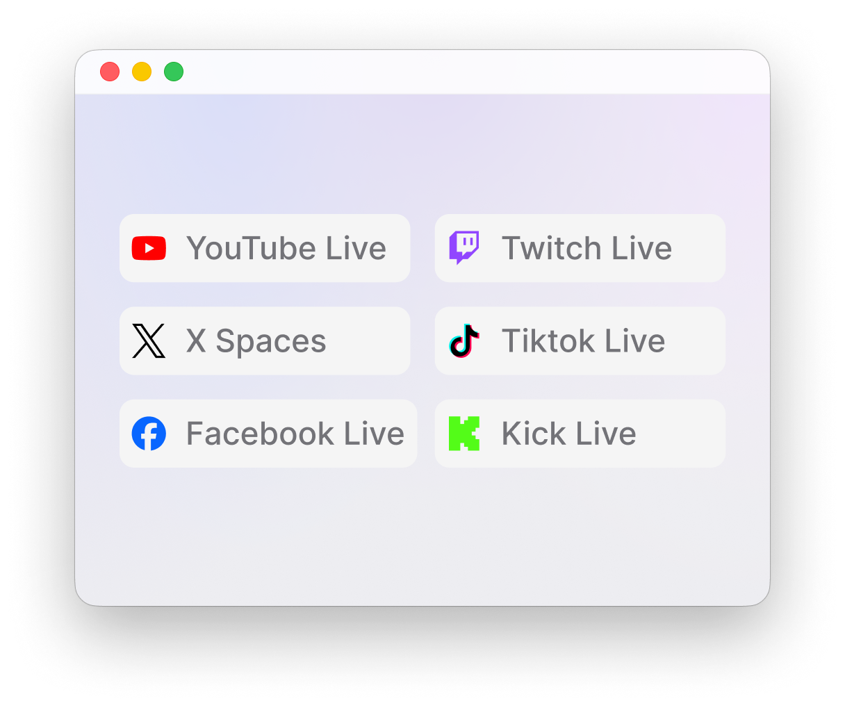 Open a live page